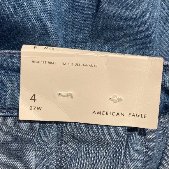 AMERICAN EAGLE Sz 4 High Rise Pleated Tennis Style Unlined Skater Skirt NEW - Picture 7 of 11